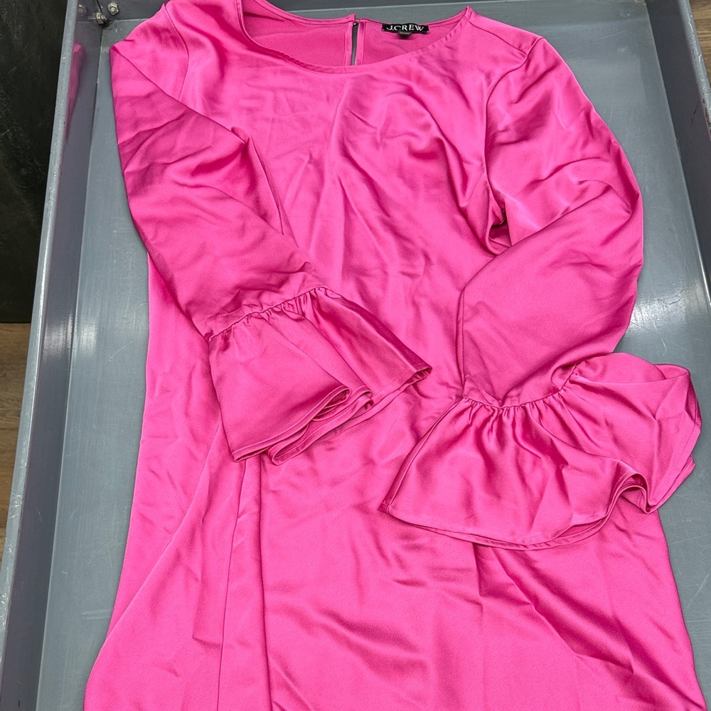 J. Crew Bright Pink dress